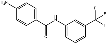 4-AMINO-N-[3-(TRIFLUOROMETHYL)PHENYL]BENZAMIDE Structure