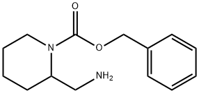 2-AMINOMETHYL-PIPERIDINE-1-CARBOXYLIC ACID BENZYL ESTER 구조식 이미지