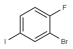 2-BROMO-1-FLUORO-4-IODOBENZENE Structure