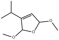 Furan, 2,5-dihydro-2,5-dimethoxy-3-(1-methylethyl)- (9CI) Structure