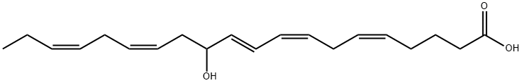 (+/-)-12-HYDROXY-5Z,8Z,10E,14Z,17Z-EICOSAPENTAENOIC ACID 구조식 이미지