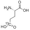 L-GLUTAMIC ACID (5-13C) Structure