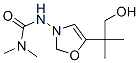 3-[5-(1-hydroxy-2-methyl-propan-2-yl)oxazol-3-yl]-1,1-dimethyl-urea 구조식 이미지