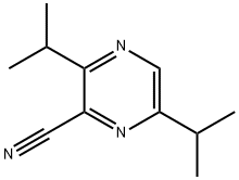 Pyrazinecarbonitrile, 3,6-bis(1-methylethyl)- (9CI) 구조식 이미지