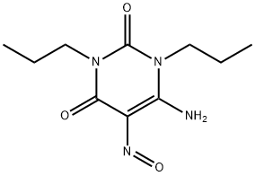 6-Amino-1,3-dipropyl-5-nitrosouracil Structure