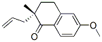 1(2H)-Naphthalenone,3,4-dihydro-6-methoxy-2-methyl-2-(2-propenyl)-,(2S)-(9CI) Structure