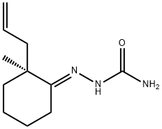 Hydrazinecarboxamide, 2-[(2S)-2-methyl-2-(2-propenyl)cyclohexylidene]-, (2E)- (9CI) 구조식 이미지