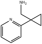 (1-(피리딘-2-일)시클로프로필)메탄아민 구조식 이미지