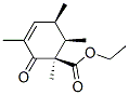 3-Cyclohexene-1-carboxylicacid,1,3,5,6-tetramethyl-2-oxo-,ethylester,(1R,5R,6R)-(9CI) 구조식 이미지