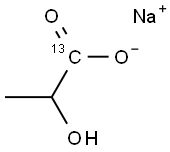 L-LACTIC ACID, SODIUM SALT (1-13C) Structure