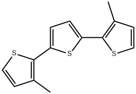 3,3''-DIMETHYL-2,2',5',2''-TERTHIOPHENE 구조식 이미지