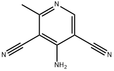 3,5-피리딘디카르보니트릴,4-아미노-2-메틸- 구조식 이미지