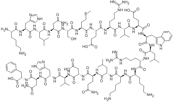 PTH (13-34) (HUMAN) 구조식 이미지