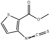 METHYL 3-ISOTHIOCYANATOTHIOPHENE-2-CARBOXYLATE Structure