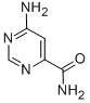 4-Pyrimidinecarboxamide,6-amino- 구조식 이미지