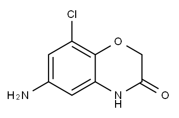 6-amino-8-chloro-2H-1,4-benzoxazin-3(4H)-one(SALTDATA: FREE) 구조식 이미지