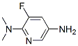 2,5-Pyridinediamine,  3-fluoro-N2,N2-dimethyl- Structure