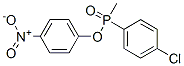 4-Nitrophenyl (4-chlorophenyl)methylphosphinate 구조식 이미지