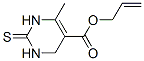 5-Pyrimidinecarboxylicacid,1,2,3,6-tetrahydro-4-methyl-2-thioxo-,2-propenylester(9CI) 구조식 이미지