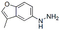 Hydrazine,  (3-methyl-5-benzofuranyl)- 구조식 이미지