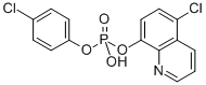 4-CHLOROPHENYL-5-CHLORO-8-QUINOLINYL HYDROGEN PHOSPHATE 구조식 이미지