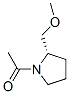 Pyrrolidine, 1-acetyl-2-(methoxymethyl)-, (2S)- (9CI) 구조식 이미지