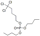 Phosphoric acid dibutyl 5,5,5-trichloropentyl ester 구조식 이미지