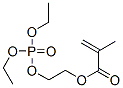 2-[(diethoxyphosphinyl)oxy]ethyl methacrylate  구조식 이미지