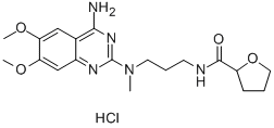 Alfuzosin hydrochloride 구조식 이미지