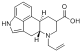 6-Allyl-8beta-carboxyergoline Structure