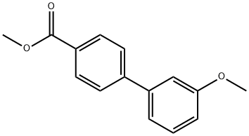 [1,1-BIPHENYL]-4-CARBOXYLIC ACID, 3-METHOXY-, METHYL ESTER Structure