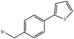 2-[4-(BROMOMETHYL)PHENYL]THIOPHENE Structure