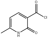 3-Pyridinecarbonyl chloride, 1,2-dihydro-6-methyl-2-oxo- (9CI) 구조식 이미지