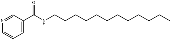 N-dodecylpyridine-3-carboxamide 구조식 이미지