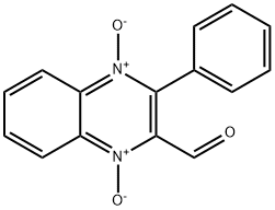 3-Phenyl-2-quinoxalinecarbaldehyde 1,4-dioxide 구조식 이미지