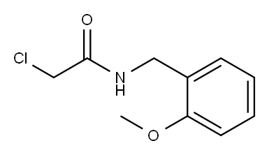 2-Chloro-N-(2-methoxy-benzyl)-acetamide 구조식 이미지