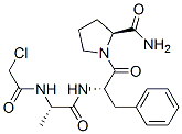 (2S)-1-[(2S)-2-[[(2S)-2-[(2-chloroacetyl)amino]propanoyl]amino]-3-phen yl-propanoyl]pyrrolidine-2-carboxamide 구조식 이미지