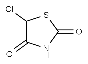 2,4-Thiazolidinedione,  5-chloro- 구조식 이미지