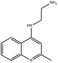 4-(2-AMINOETHYL)AMINO-2-METHYLQUINOLINE 구조식 이미지