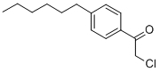 2-CHLORO-1-(4-HEXYL-PHENYL)-ETHANONE Structure