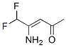 3-Penten-2-one, 4-amino-5,5-difluoro- (9CI) Structure