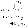 (5R,6S)-5,6-diphenylmorpholin-2-one Structure