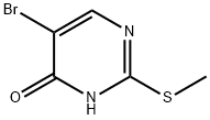 5-bromo-2-methylsulfanyl-3H-pyrimidin-4-one 구조식 이미지