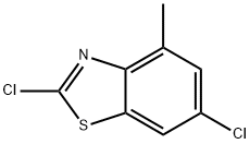 Benzothiazole, 2,6-dichloro-4-methyl- (9CI) 구조식 이미지