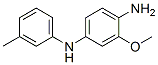 p-Phenylenediamine, 2-methoxy-N4-m-tolyl- Structure