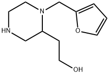 2-(1-FURAN-2-YLMETHYL-PIPERAZIN-2-YL)-ETHANOL Structure