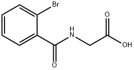글리신,N-(2-브로모벤조일)- 구조식 이미지