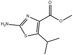 METHYL 2-AMINO-5-ISOPROPYL-1,3-THIAZOLE-4-CARBOXYLATE Structure
