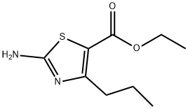 ethyl 2-amino-4-propyl-1,3-thiazole-5-carboxylate 구조식 이미지