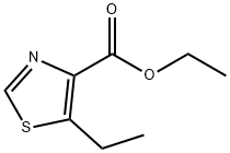 4-Thiazolecarboxylicacid, 5-этил-, этиловый эфир (9CI) структурированное изображение